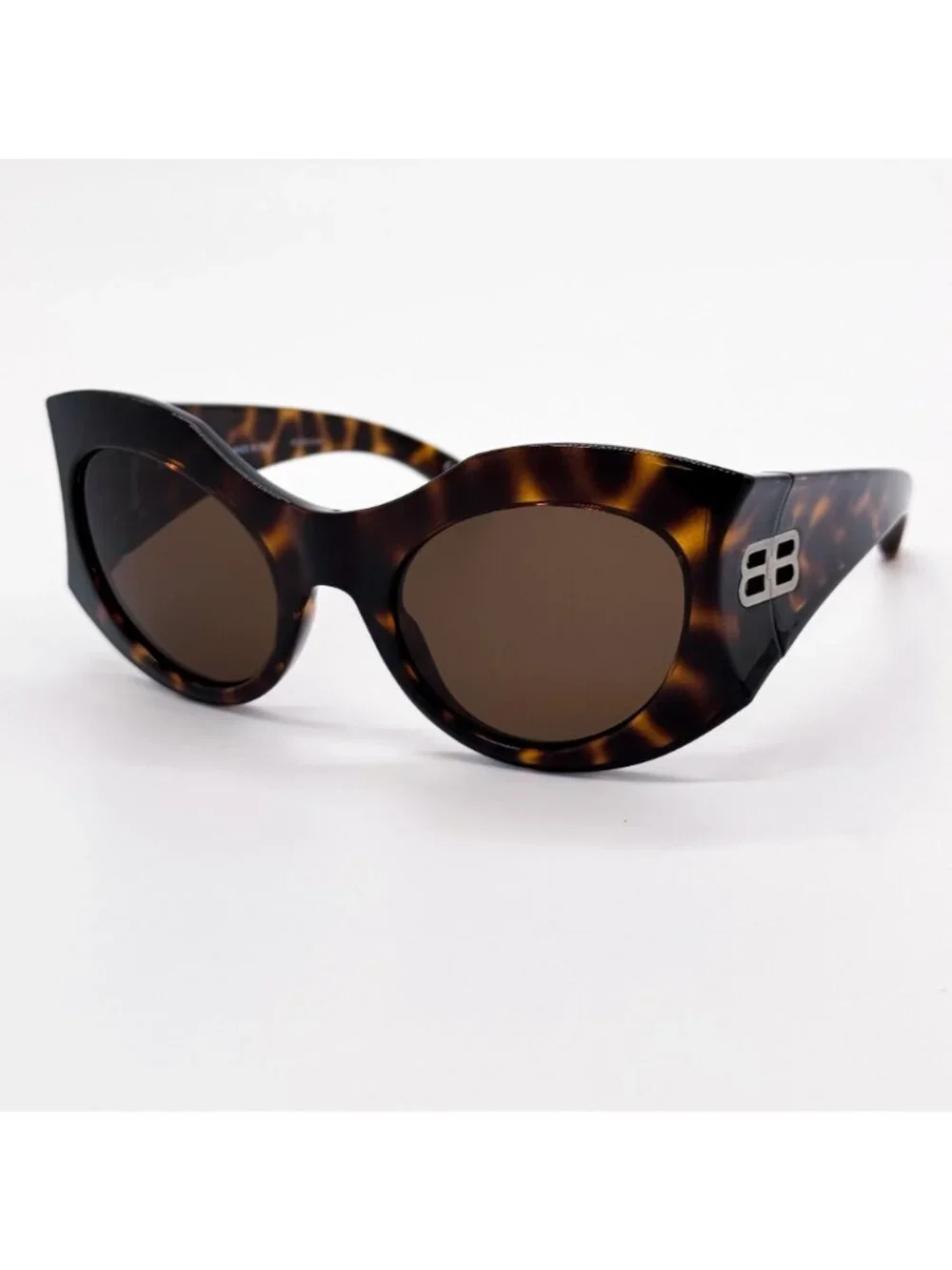 NEW BALENCIAGA BB0256S 002 SUNGLASSES BROWN BUTTERFLY WOMEN EYEWEAR BALENCIAGA - Picture 2 of 9